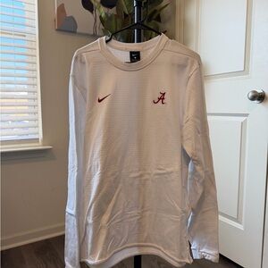 Alabama Crimson Tide Coaches Ribbed Sweatshirt Nike Large